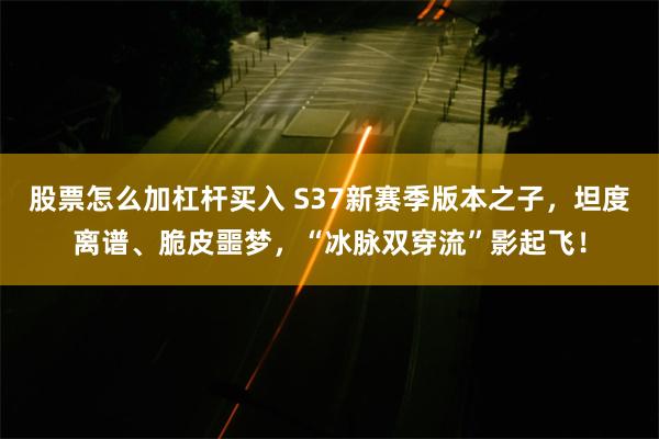 股票怎么加杠杆买入 S37新赛季版本之子，坦度离谱、脆皮噩梦，“冰脉双穿流”影起飞！