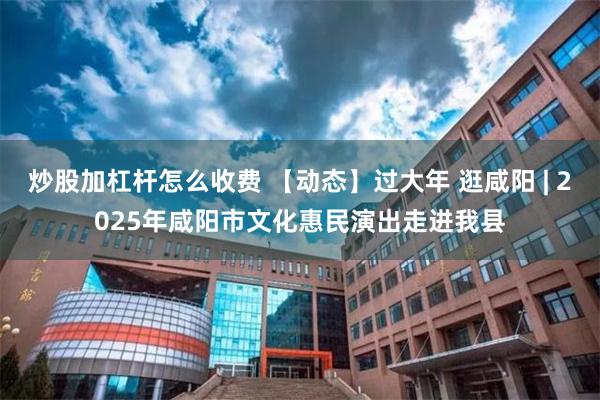 炒股加杠杆怎么收费 【动态】过大年 逛咸阳 | 2025年咸阳市文化惠民演出走进我县