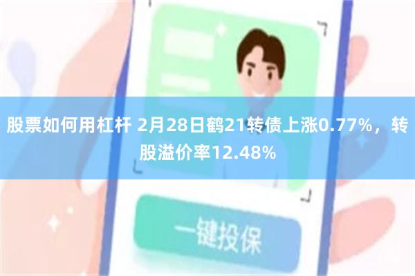 股票如何用杠杆 2月28日鹤21转债上涨0.77%，转股溢价率12.48%